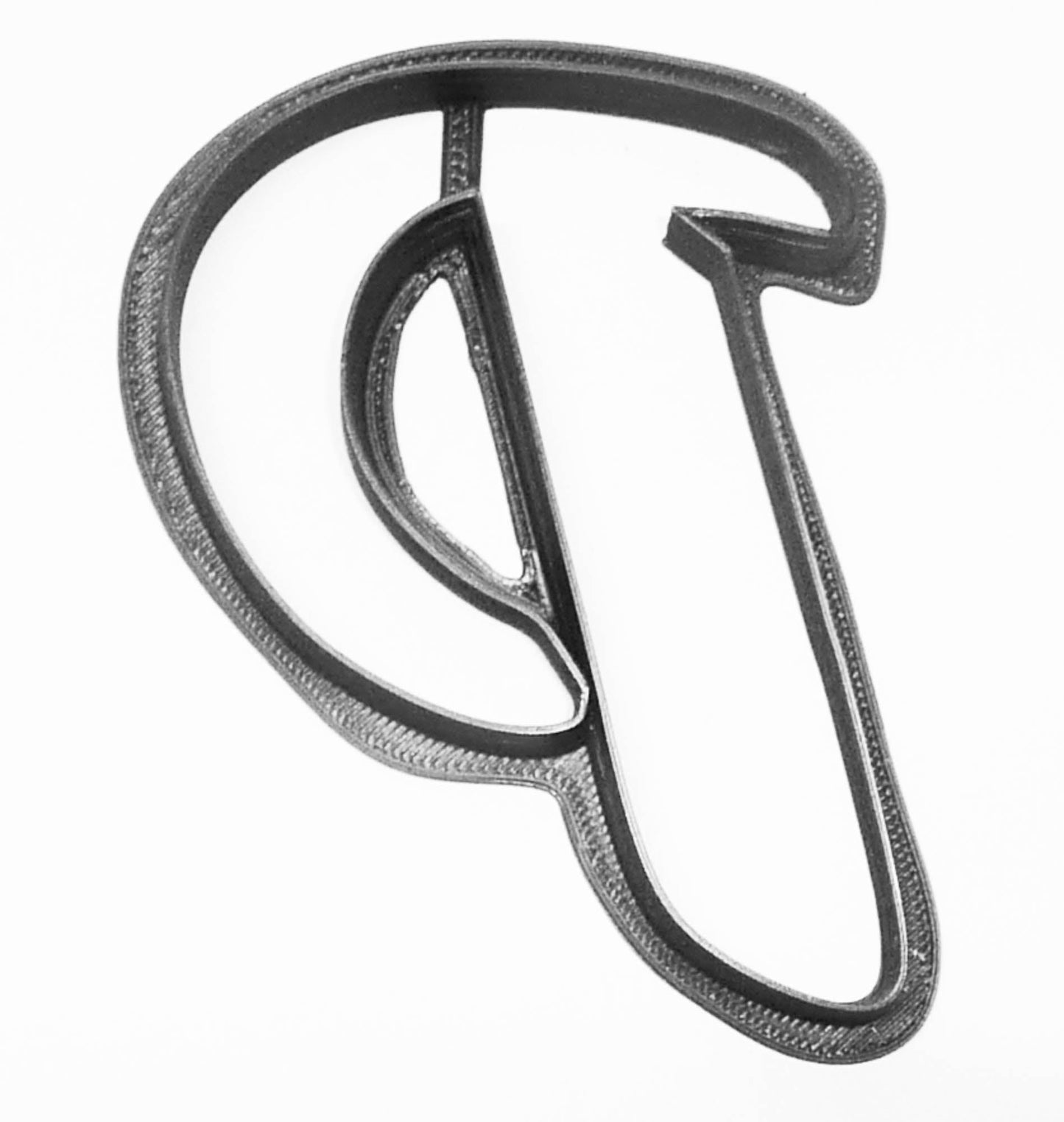 Letter P Uppercase Fancy Stylized Font Alphabet Cookie Cutter USA PR3343