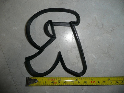 Letter R Uppercase Fancy Stylized Font Alphabet Cookie Cutter USA PR3345