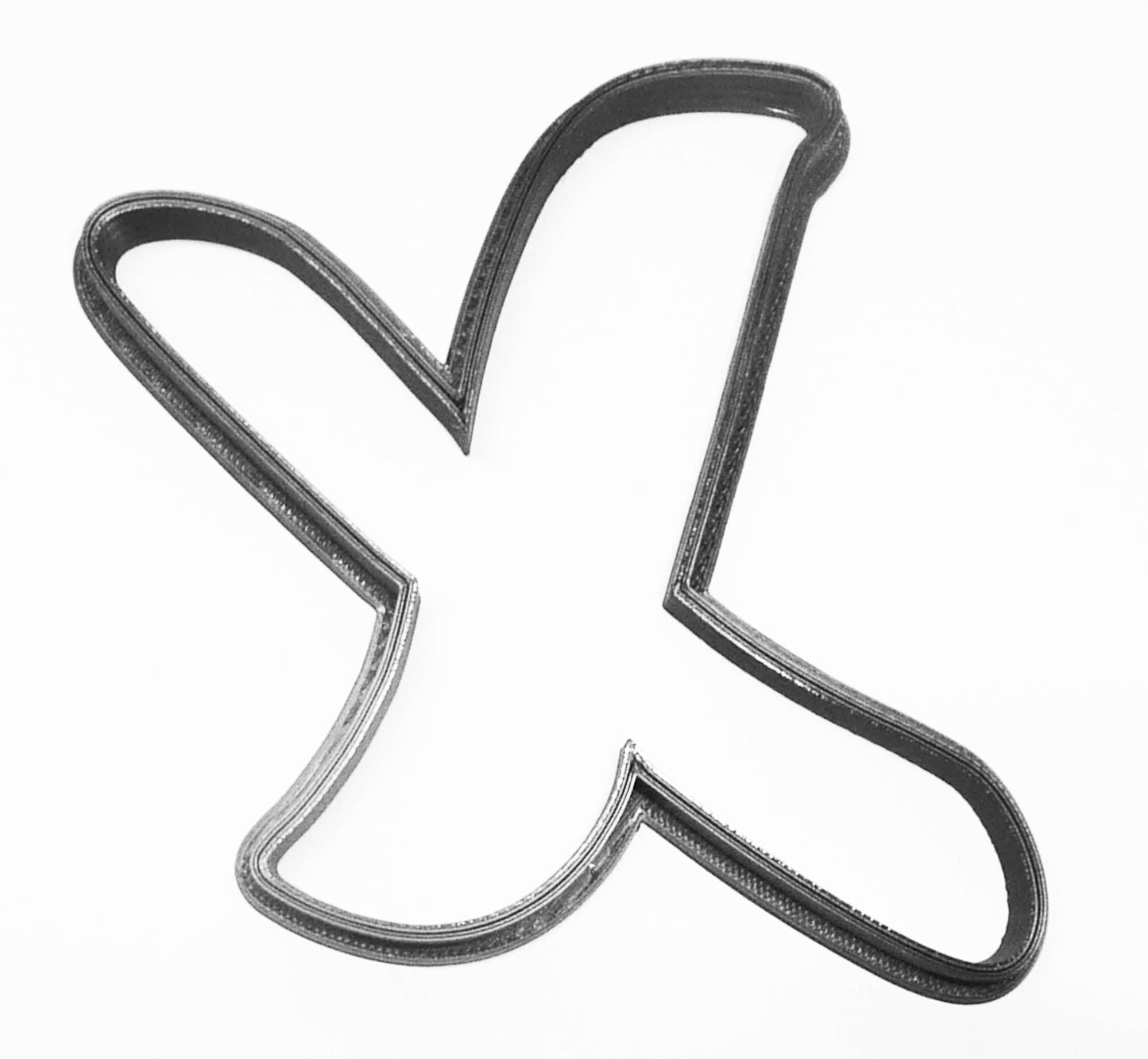 Letter X Uppercase Fancy Stylized Font Alphabet Cookie Cutter USA PR3351