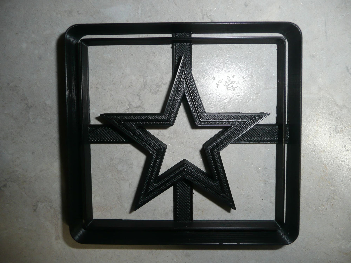 6x US Army Military Fondant Cutter Cupcake Topper 1.75 IN USA FD3418