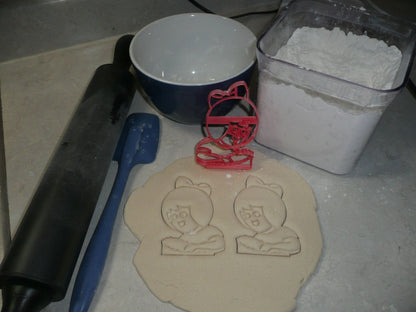 Little Utz Girl Vintage Nostalgic Chips Snack Food Cookie Cutter USA PR3434