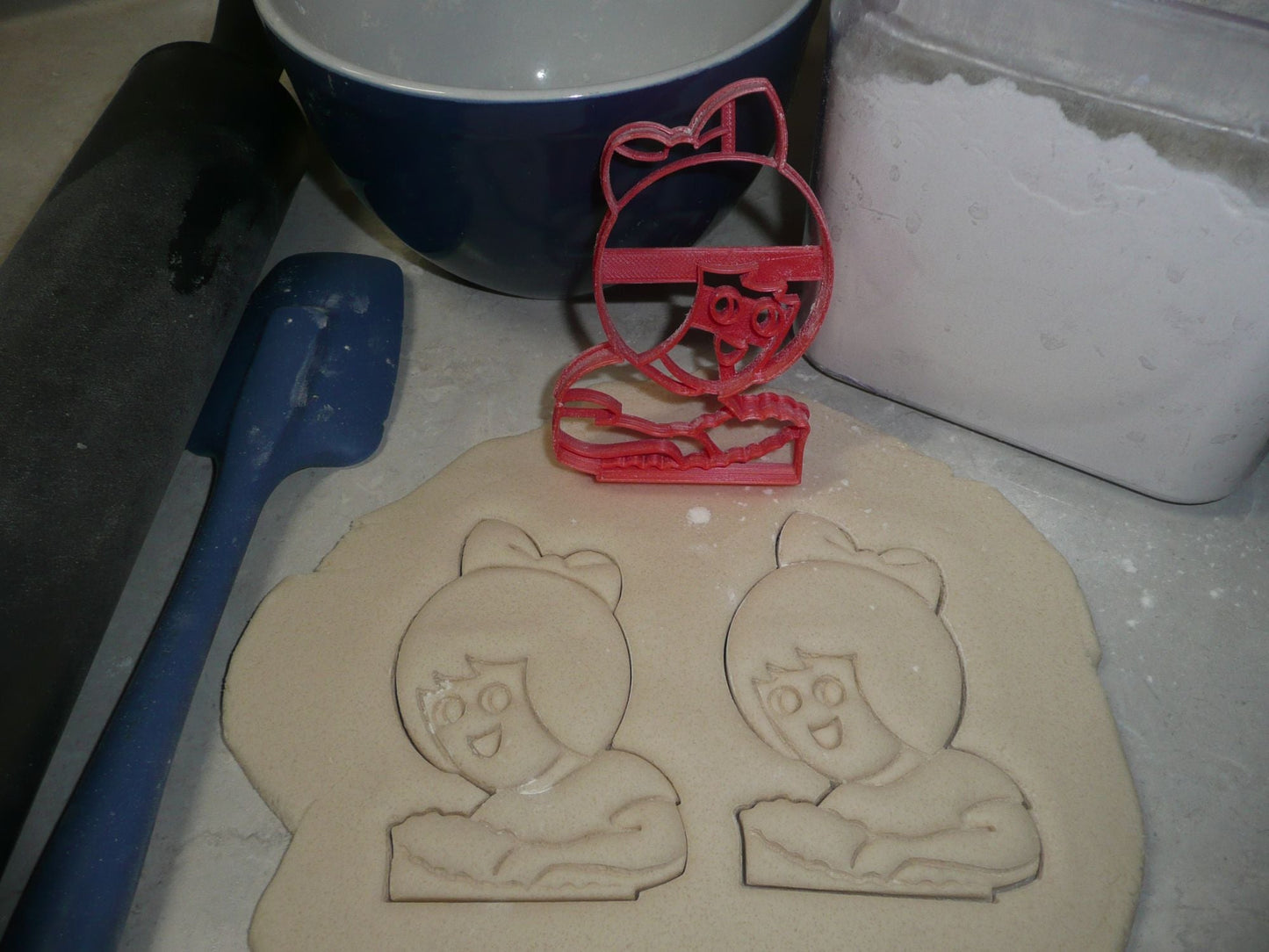 Little Utz Girl Vintage Nostalgic Chips Snack Food Cookie Cutter USA PR3434
