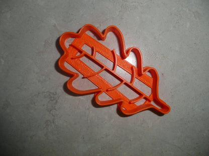 Oak Leaf Detailed Fall Season Autumn Harvest Cookie Cutter USA PR3864