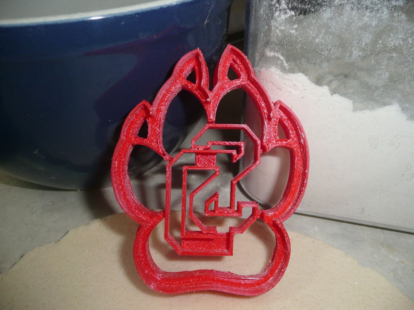 University of South Dakota Coyote Paw Cookie Cutter USA PR3870