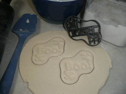 Boo Word With Bats Halloween Scary Font Letters Cookie Cutter USA PR3878