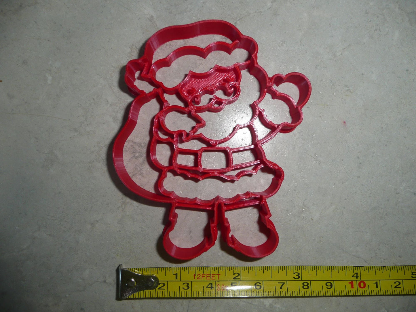 Santa Claus Full Body Detailed Christmas Holiday Cookie Cutter USA PR3980