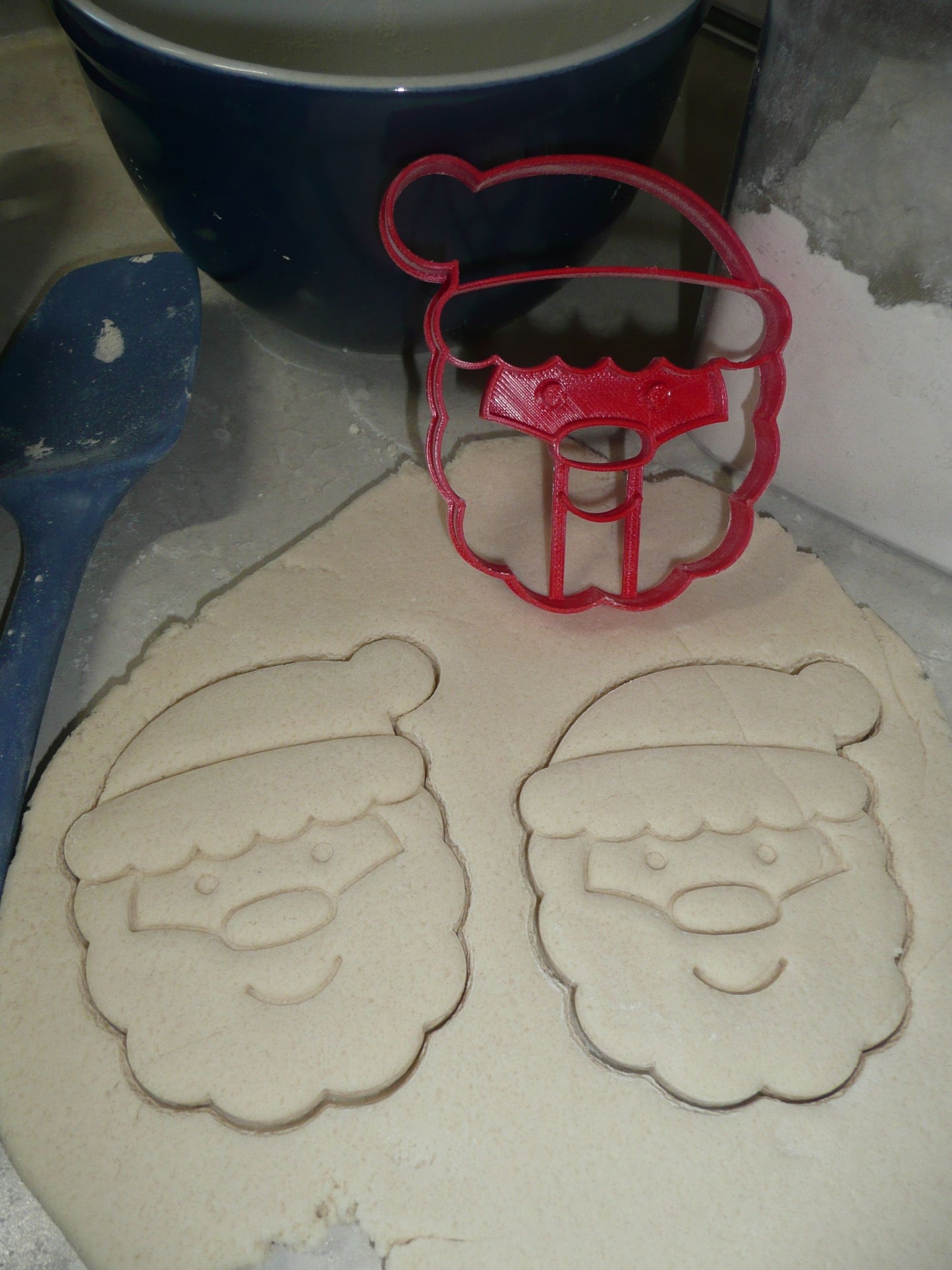 Santa Claus Face Christmas Holiday Season Cookie Cutter USA PR3981