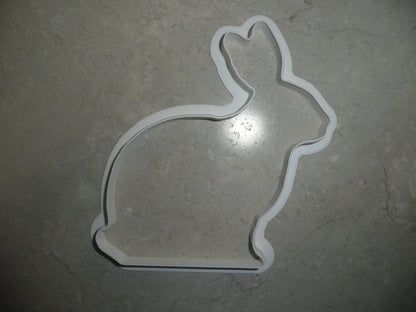 Large Size Easter Bunny Rabbit Sitting Outline Cookie Cutter Made in USA PR217