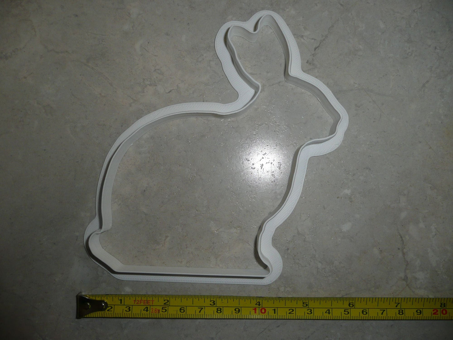 Large Size Easter Bunny Rabbit Sitting Outline Cookie Cutter Made in USA PR217