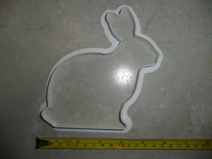 Large Size Easter Bunny Rabbit Sitting Outline Cookie Cutter Made in USA PR217