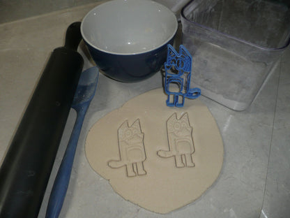 Bandit Heeler Dad from Bluey Cartoon TV Show Cookie Cutter USA PR3971