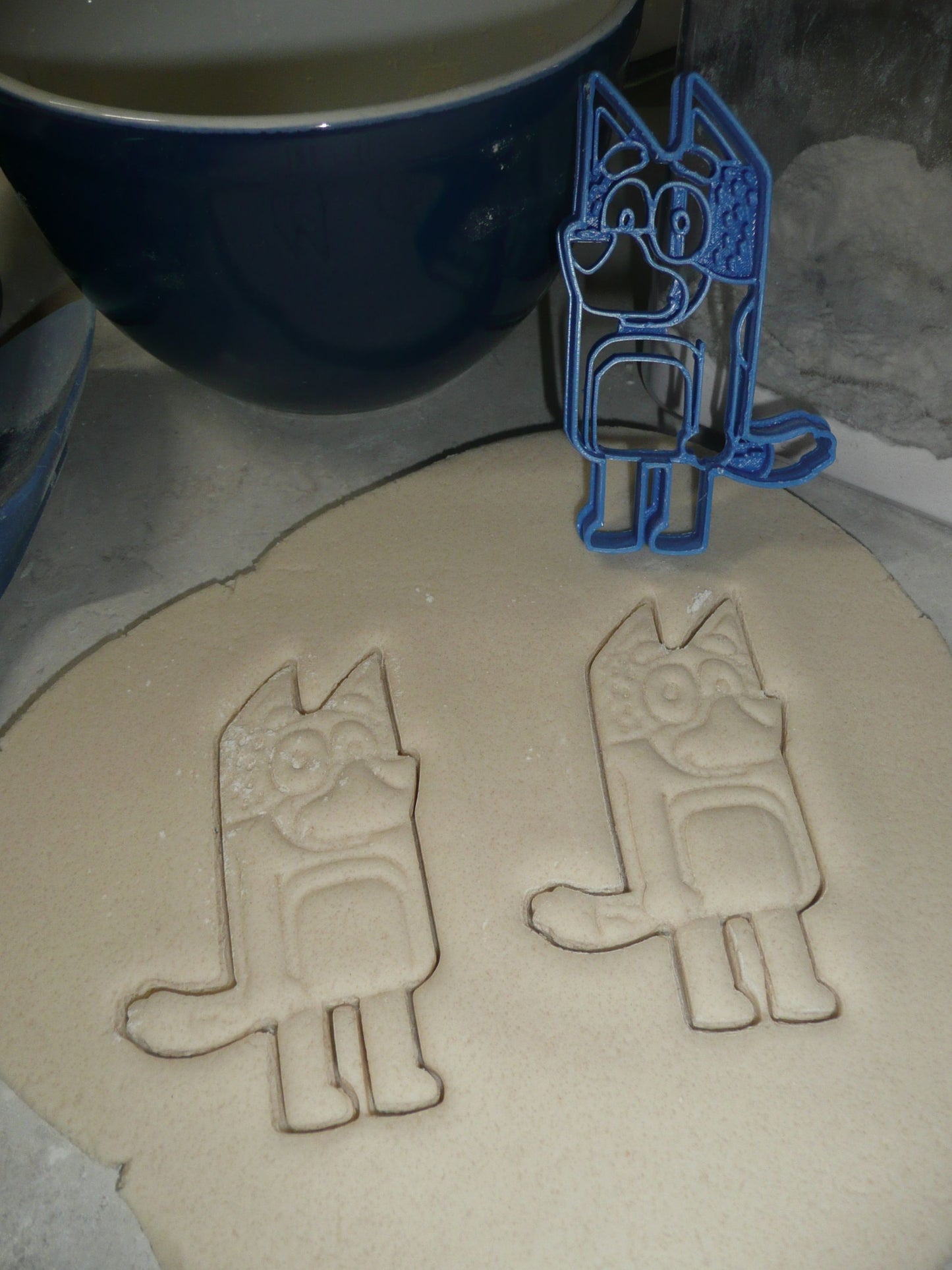 Bandit Heeler Dad from Bluey Cartoon TV Show Cookie Cutter USA PR3971