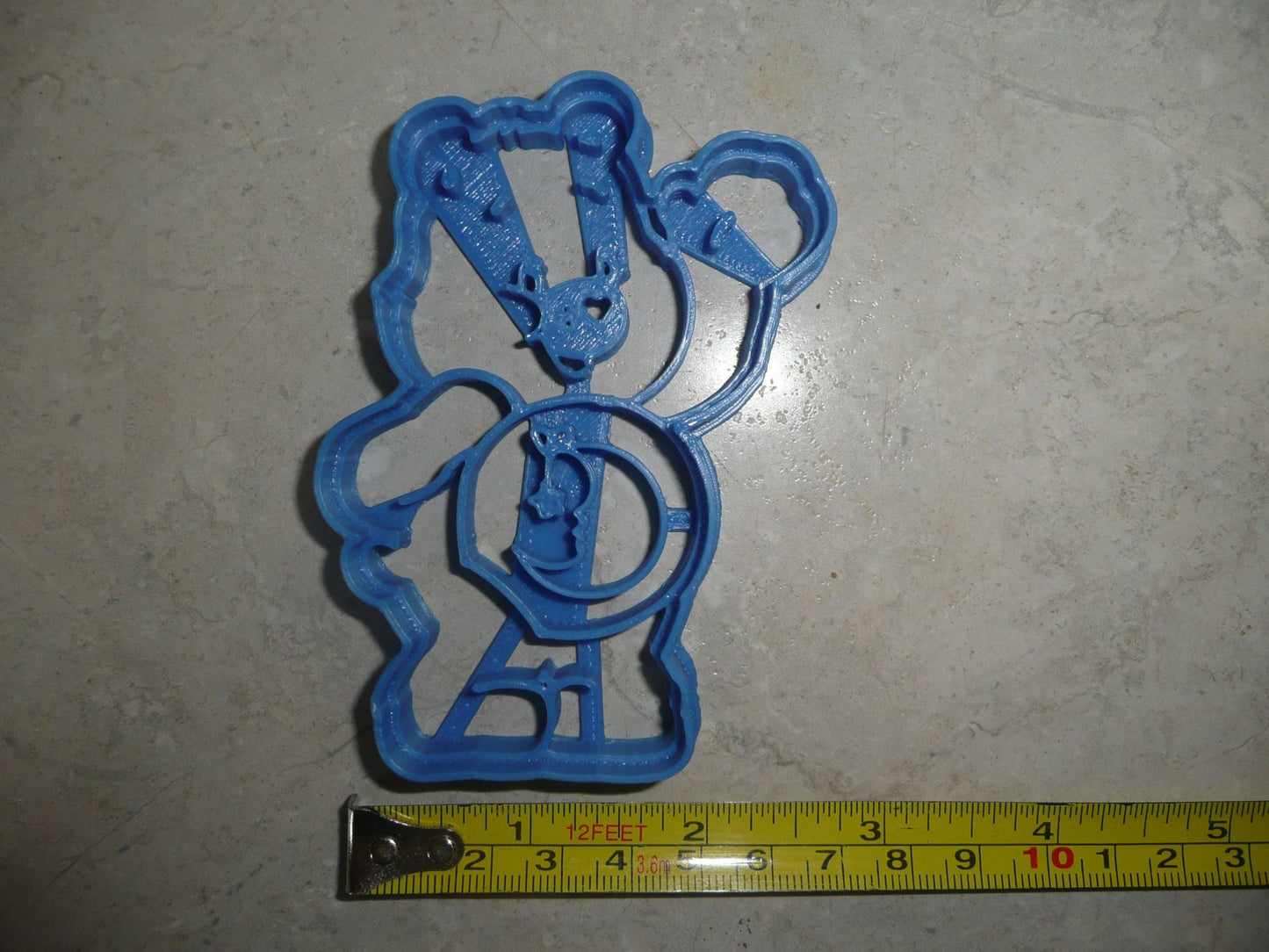 Bedtime Bear Blue Sleeping Crescent Moon Care Bears Cookie Cutter USA PR3984