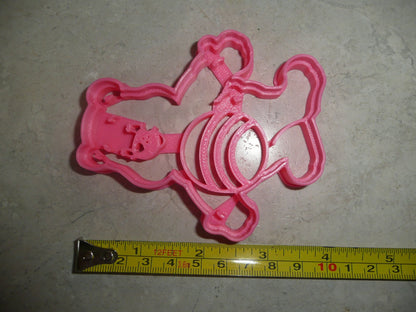 Cheer Bear Pink Rainbow Happy Positive Care Bears Cookie Cutter USA PR3985