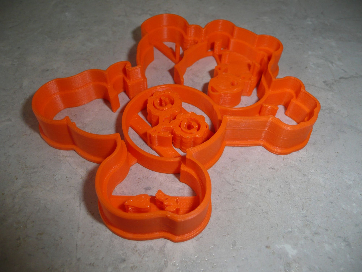 Friend Bear Orange Two Yellow Flowers Care Bears Cookie Cutter USA PR3986