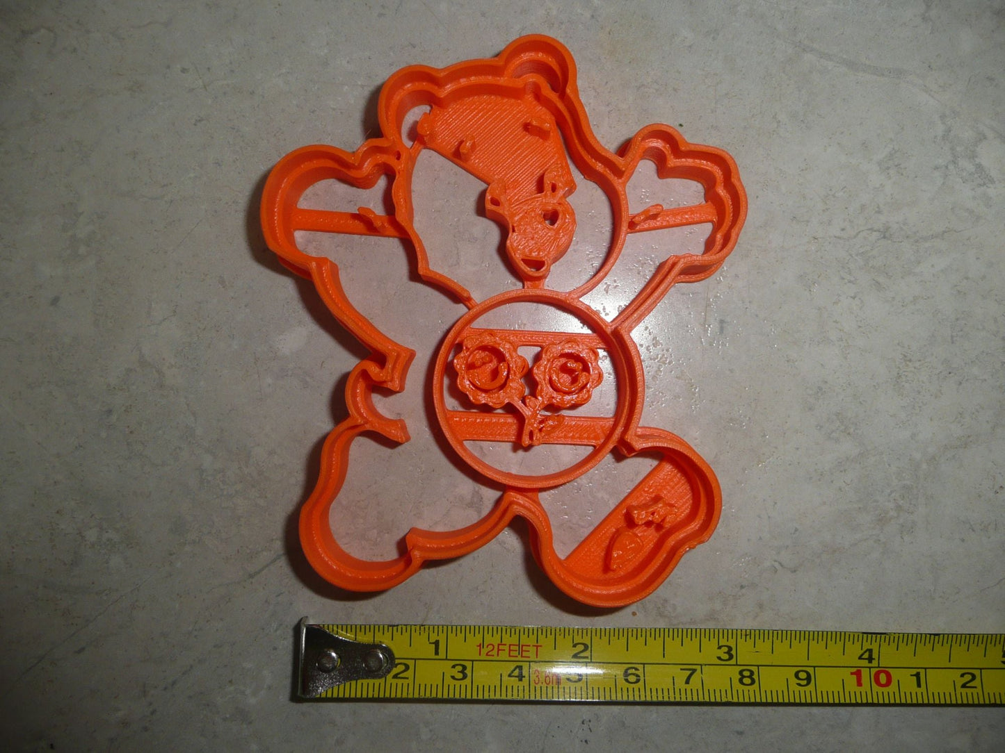 Friend Bear Orange Two Yellow Flowers Care Bears Cookie Cutter USA PR3986
