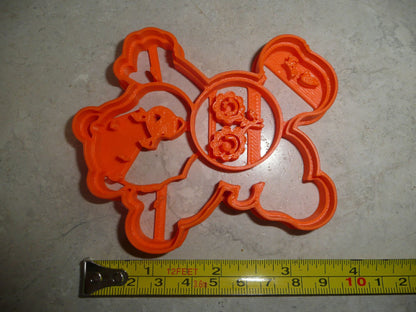 Friend Bear Orange Two Yellow Flowers Care Bears Cookie Cutter USA PR3986