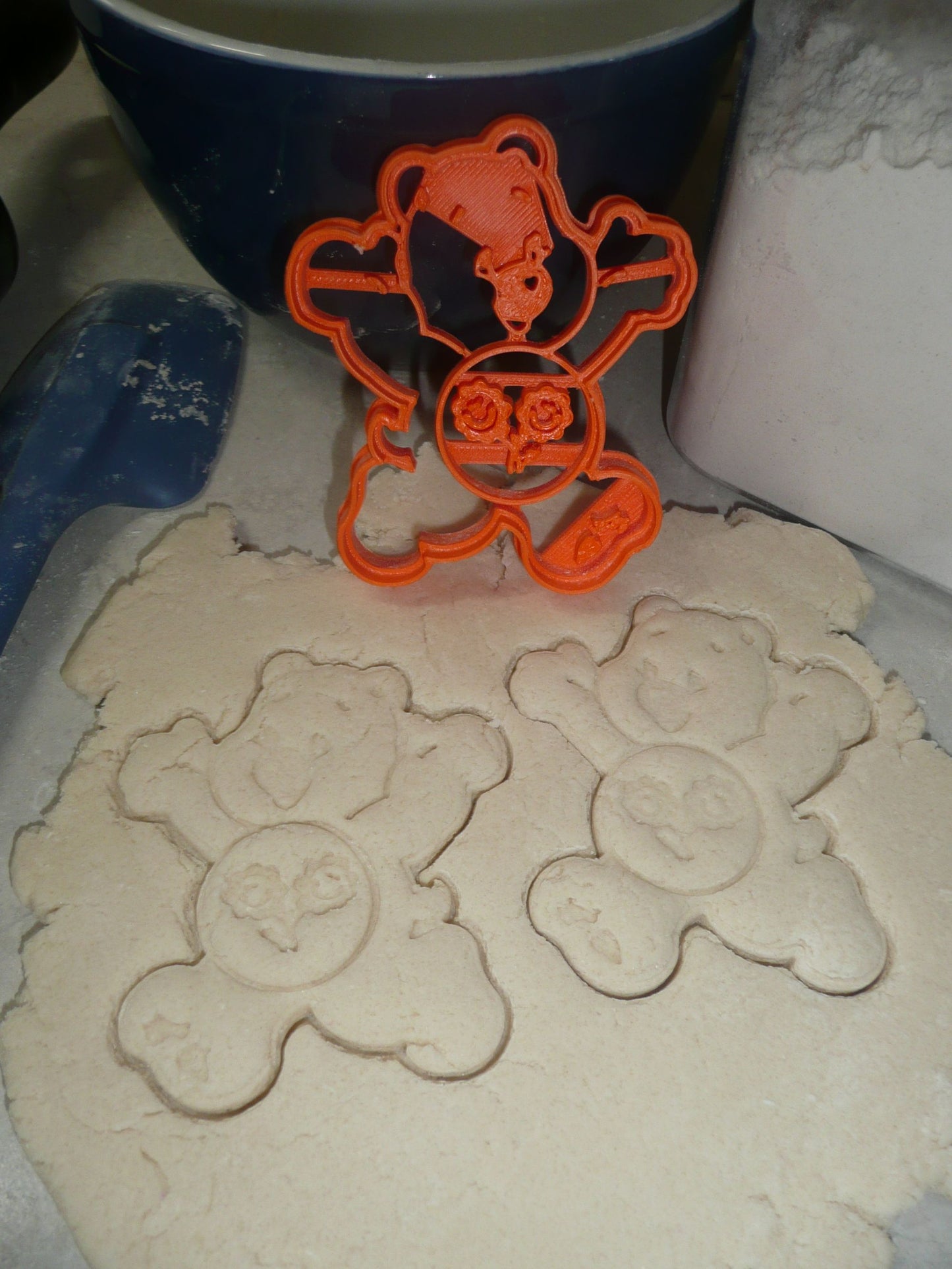 Friend Bear Orange Two Yellow Flowers Care Bears Cookie Cutter USA PR3986