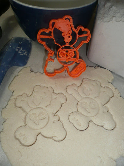 Friend Bear Orange Two Yellow Flowers Care Bears Cookie Cutter USA PR3986