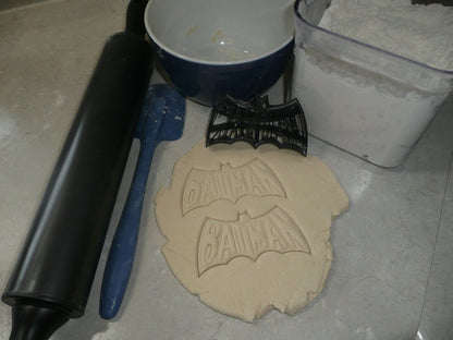 Batman with Word Wings Superhero DC Comics Cookie Cutter USA PR4096