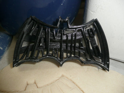 Batman with Word Wings Superhero DC Comics Cookie Cutter USA PR4096