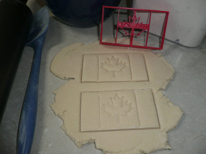 Canada Flag Maple Leaf Canadian Country Cookie Cutter USA PR4109