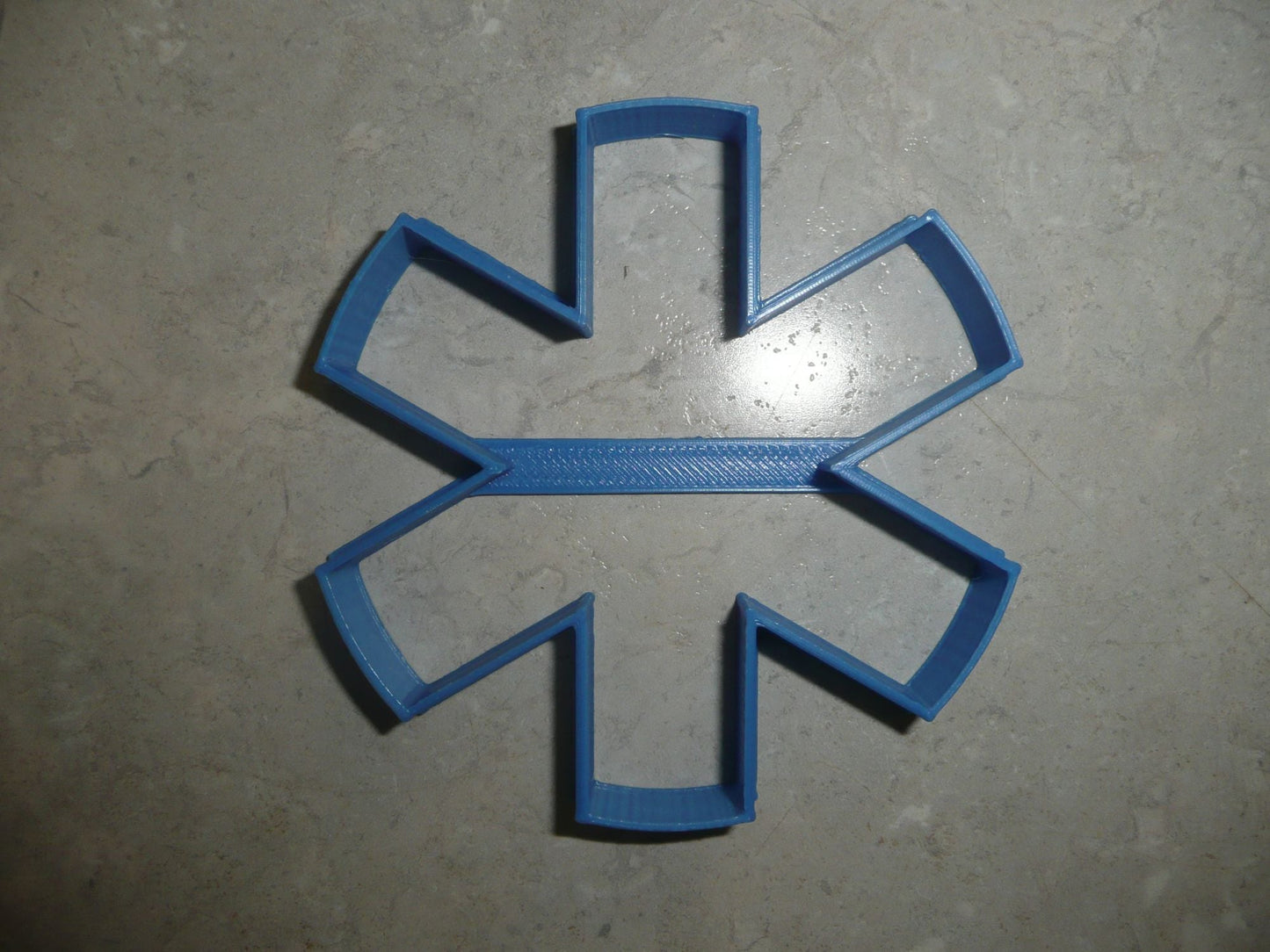 Medical Symbol or Asterisk Sign Text Star of Life Cookie Cutter USA PR4112