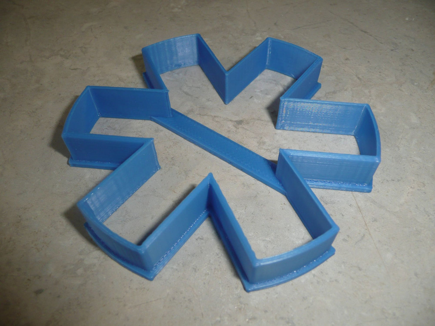 Medical Symbol or Asterisk Sign Text Star of Life Cookie Cutter USA PR4112
