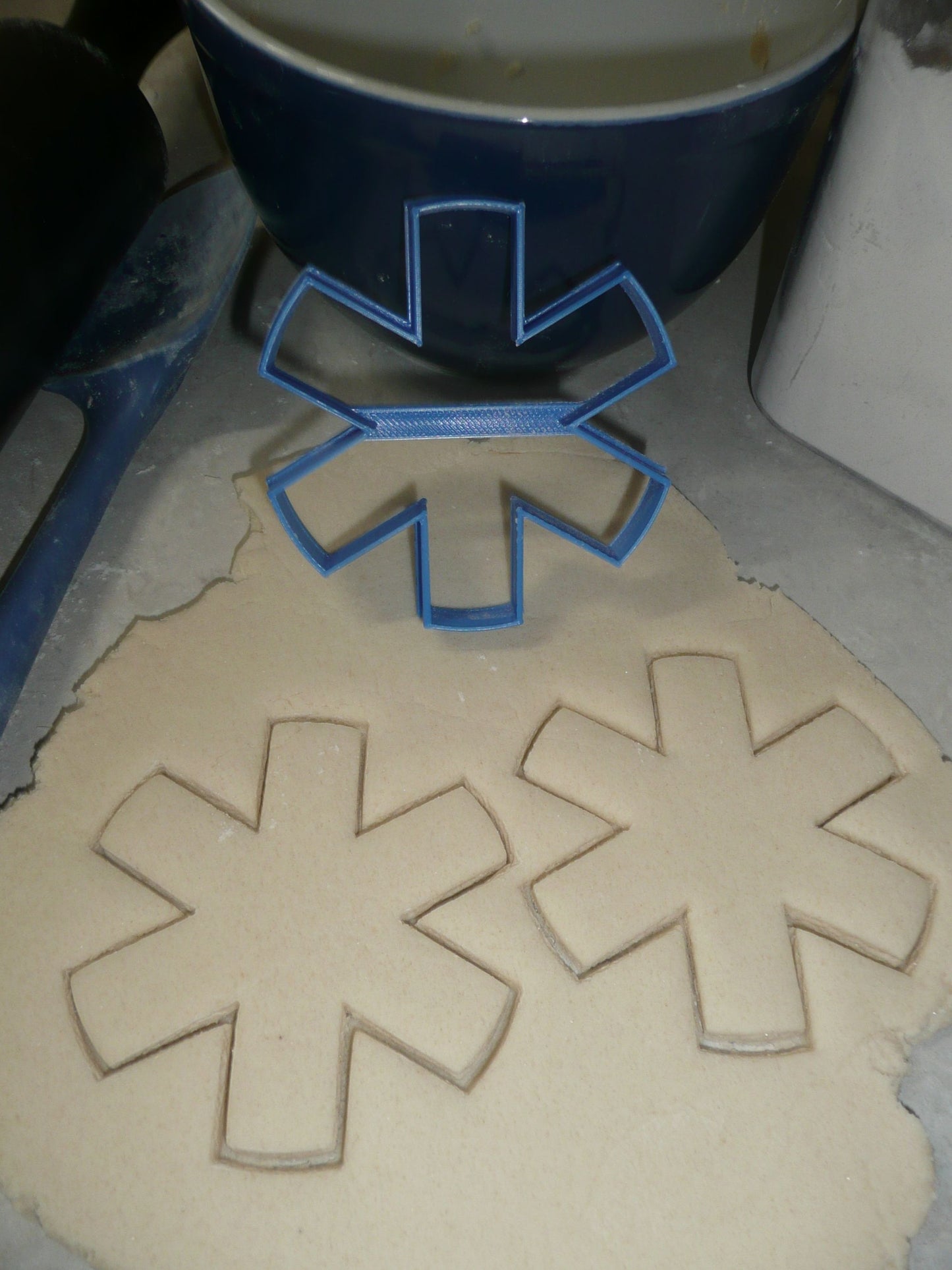 Medical Symbol or Asterisk Sign Text Star of Life Cookie Cutter USA PR4112