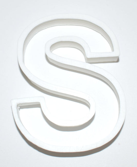 6x Letter S Alphabet Fondant Cutter Cupcake Topper Size 1.75" USA FD107S