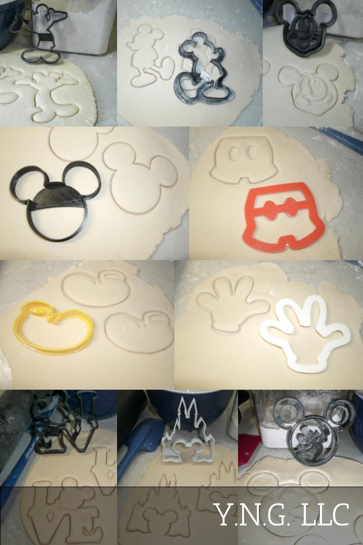 Mickey Mouse Lover Kit Cartoon Character Cookie Cutters USA PR1473