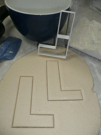 Alphabet Letters A To Z 4 Inch Tall Full Set Of 26 Cookie Cutters USA PR1545