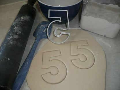 Numbers 4 Inch Tall 0 Through 9 Set Of 9 Cookie Cutters USA PR1546