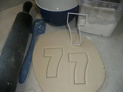 Numbers 4 Inch Tall 0 Through 9 Set Of 9 Cookie Cutters USA PR1546