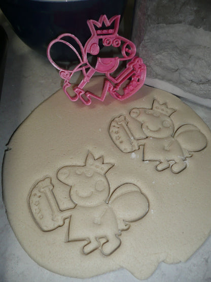 Peppa Pig Family and Friends Kids Cartoon Set Of 9 Cookie Cutters USA PR1550