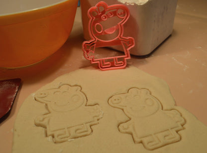 Peppa Pig Family and Friends Kids Cartoon Set Of 9 Cookie Cutters USA PR1550