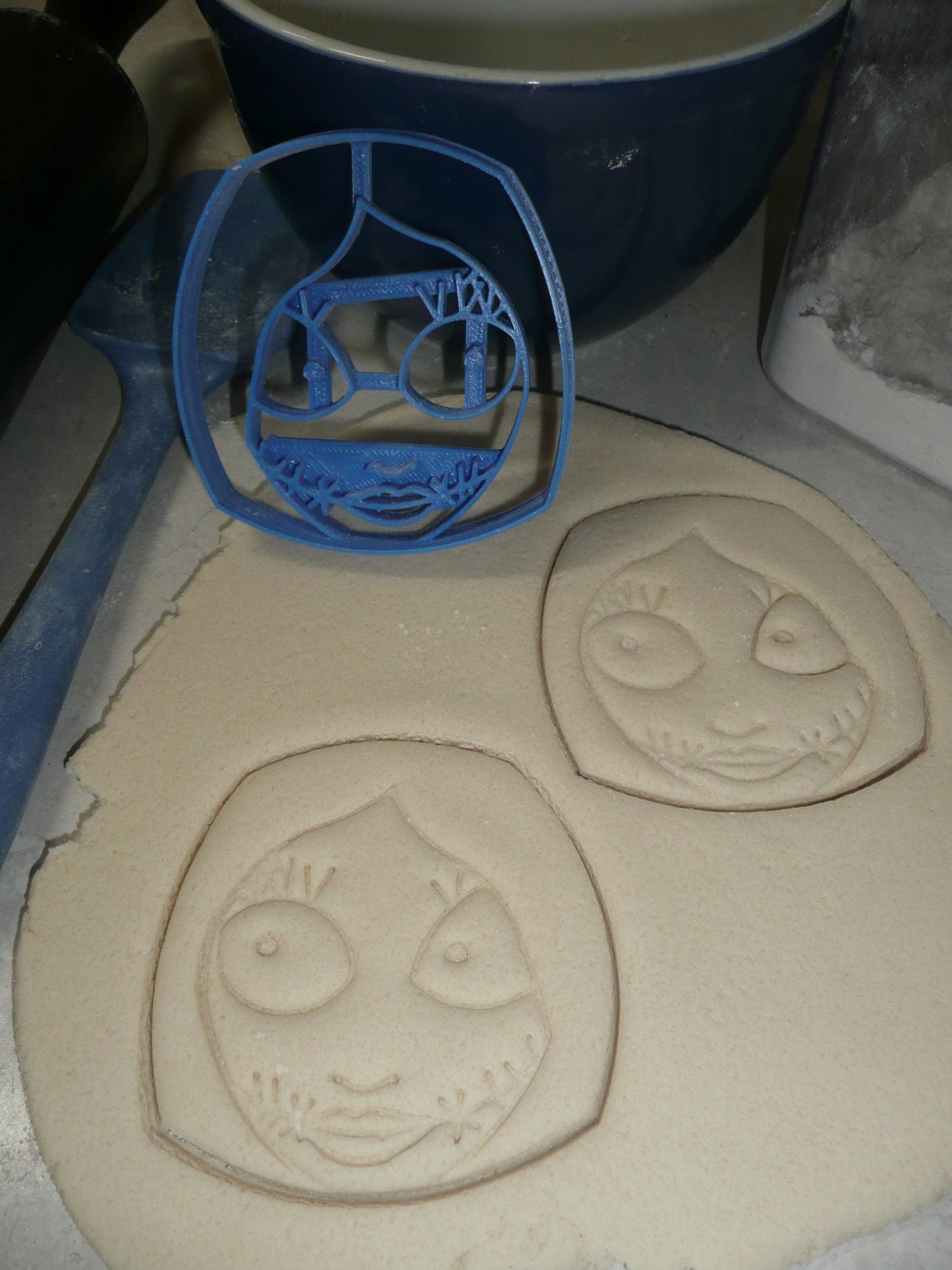 Jack and Sally Nightmare Before Christmas Set Of 2 Cookie Cutters USA PR1576