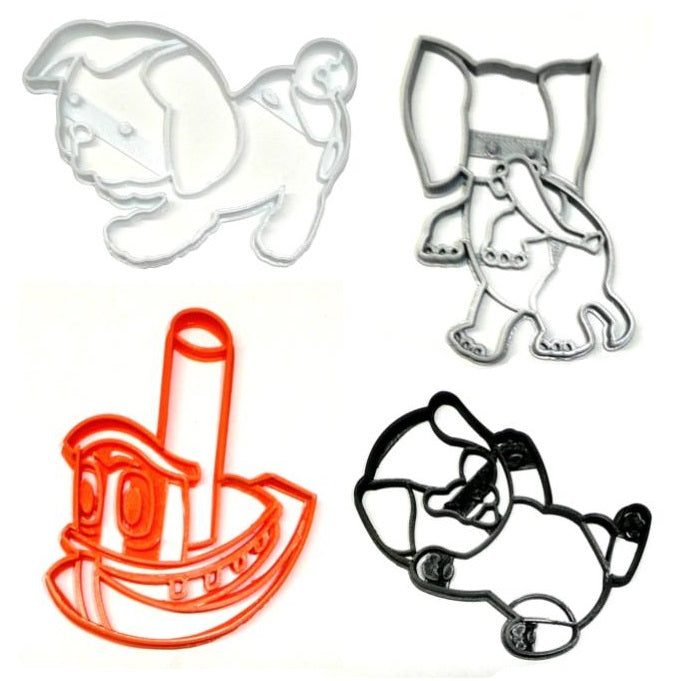 Little Golden Books Childrens Bedtime Story Set Of 4 Cookie Cutters USA PR1589