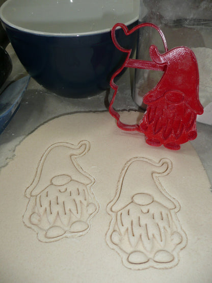 Gnome 3 Garden Mythical Creature Set Of 2 Cookie Cutter And Stamp PR1621