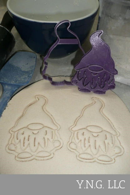 Gnome 6 Garden Mythical Creature Set Of 2 Cookie Cutter And Stamp PR1624