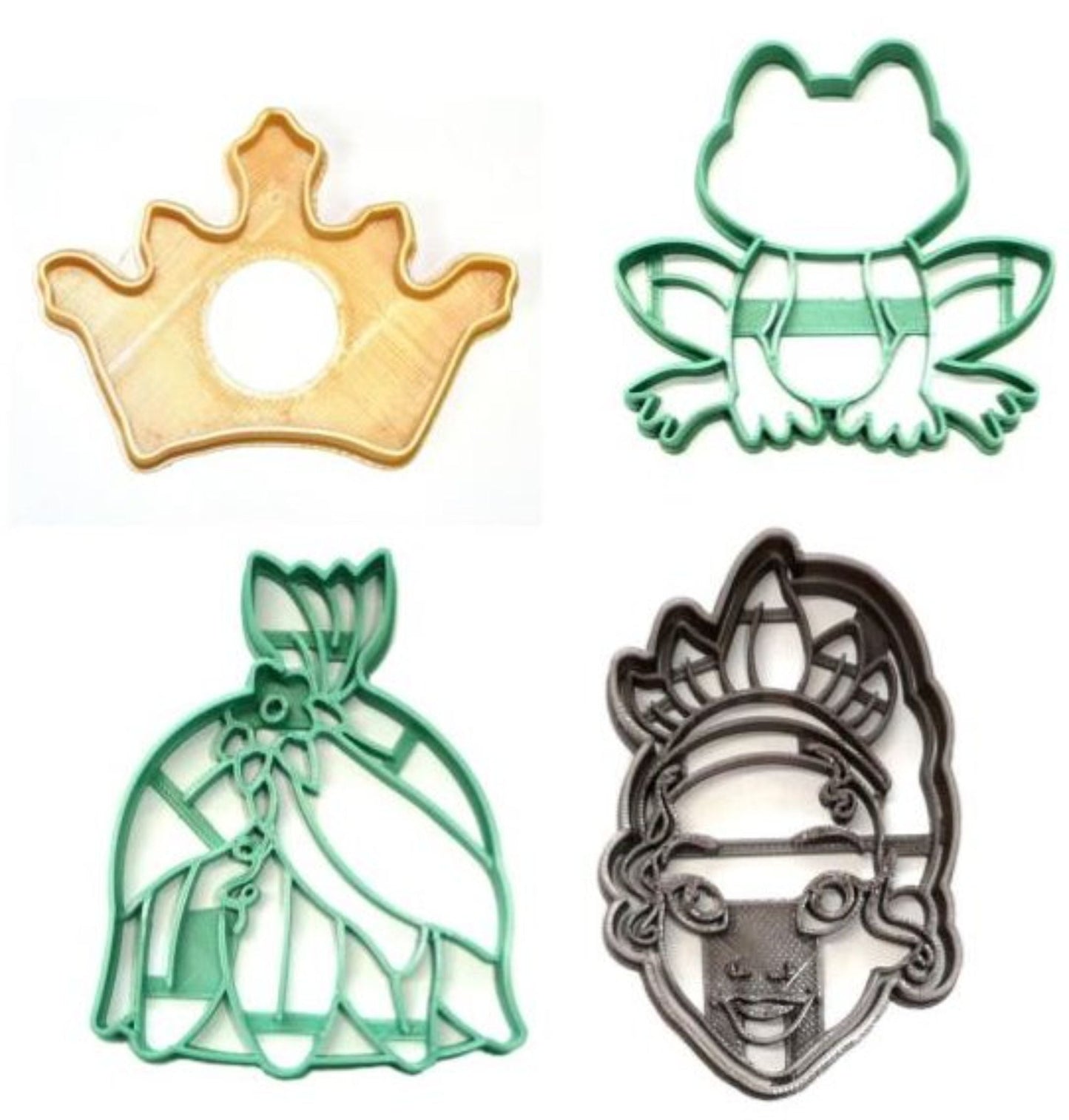 Princess And The Frog Disney Movie Set Of 4 Cookie Cutters PR1629