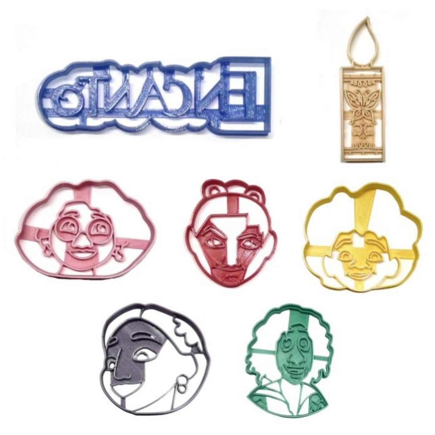 Encanto Disney Musical Movie Set Of 7 Cookie Cutters PR1633