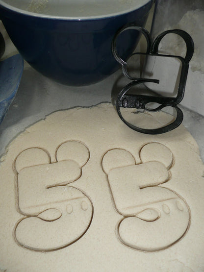 Minnie Mickey Mouse Detailed Numbers 0 To 9 Set Of 20 Cookie Cutters USA PR1641