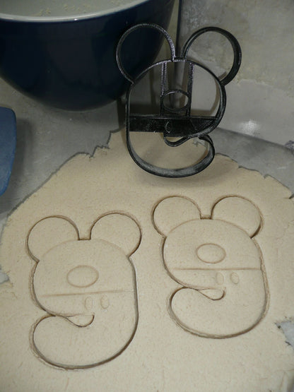 Minnie Mickey Mouse Detailed Numbers 0 To 9 Set Of 20 Cookie Cutters USA PR1641