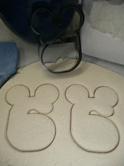 Mickey Mouse Outline Numbers 0 To 9 Set Of 10 Cookie Cutters Made In USA PR1643