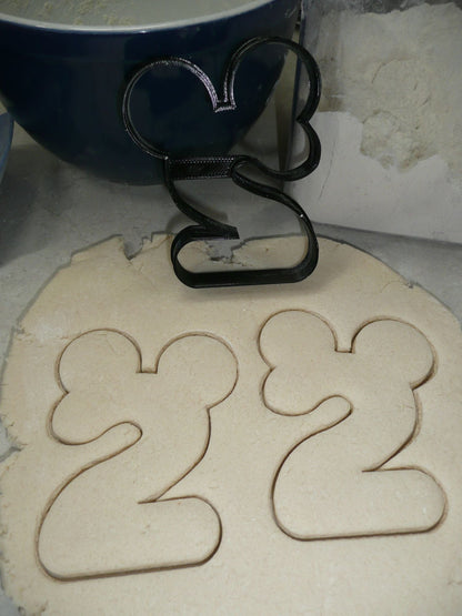 Minnie Mickey Mouse Outline Numbers 0 To 9 Set Of 20 Cookie Cutters USA PR1644