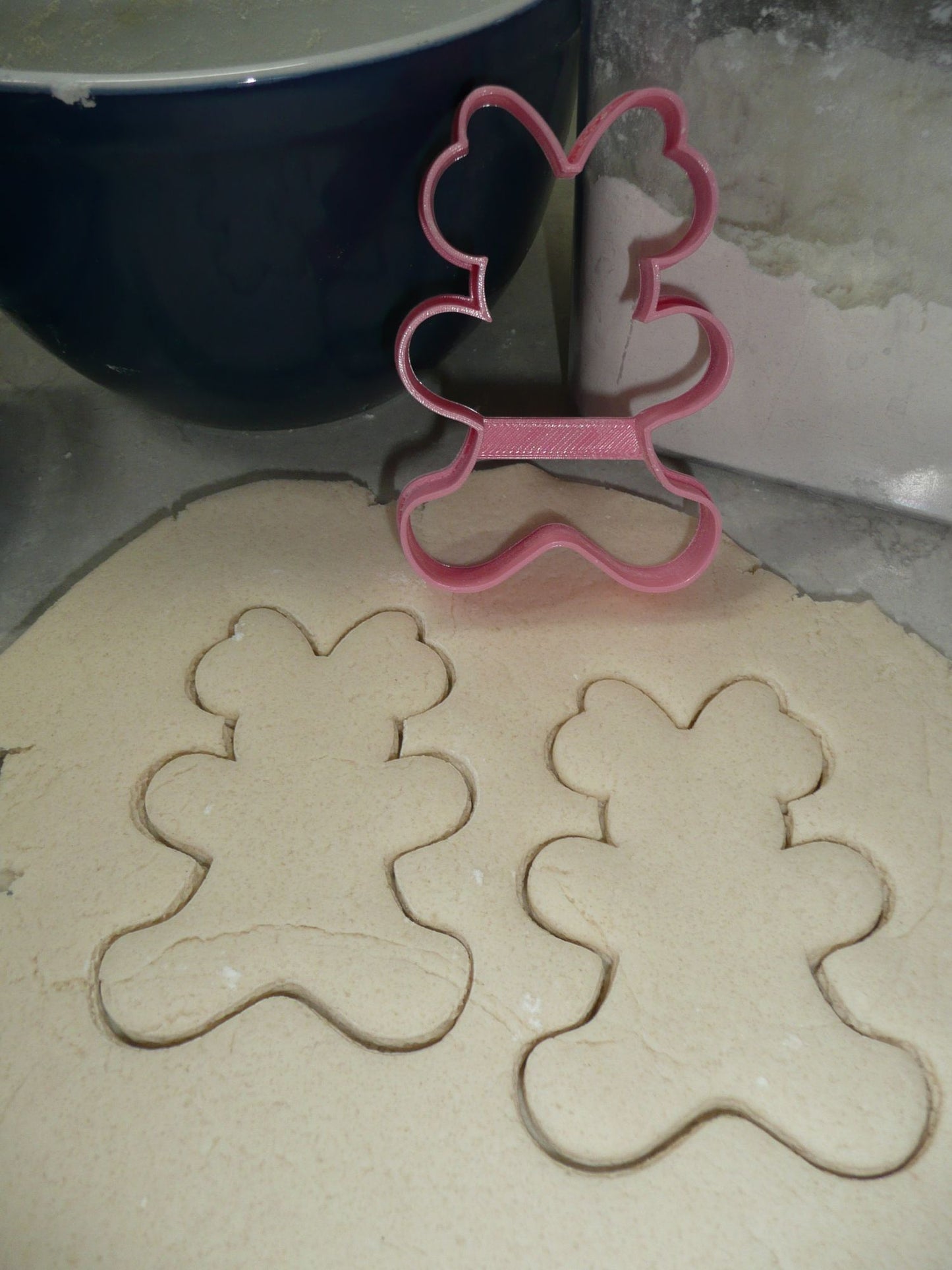 Mickey Minnie Mouse Gingerbread Outlines Set Of 2 Cookie Cutters USA PR1645