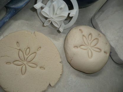 Sand Dollar Design Set Of 2 Sizes Concha Cutters Bread Stamps Made in USA PR1758