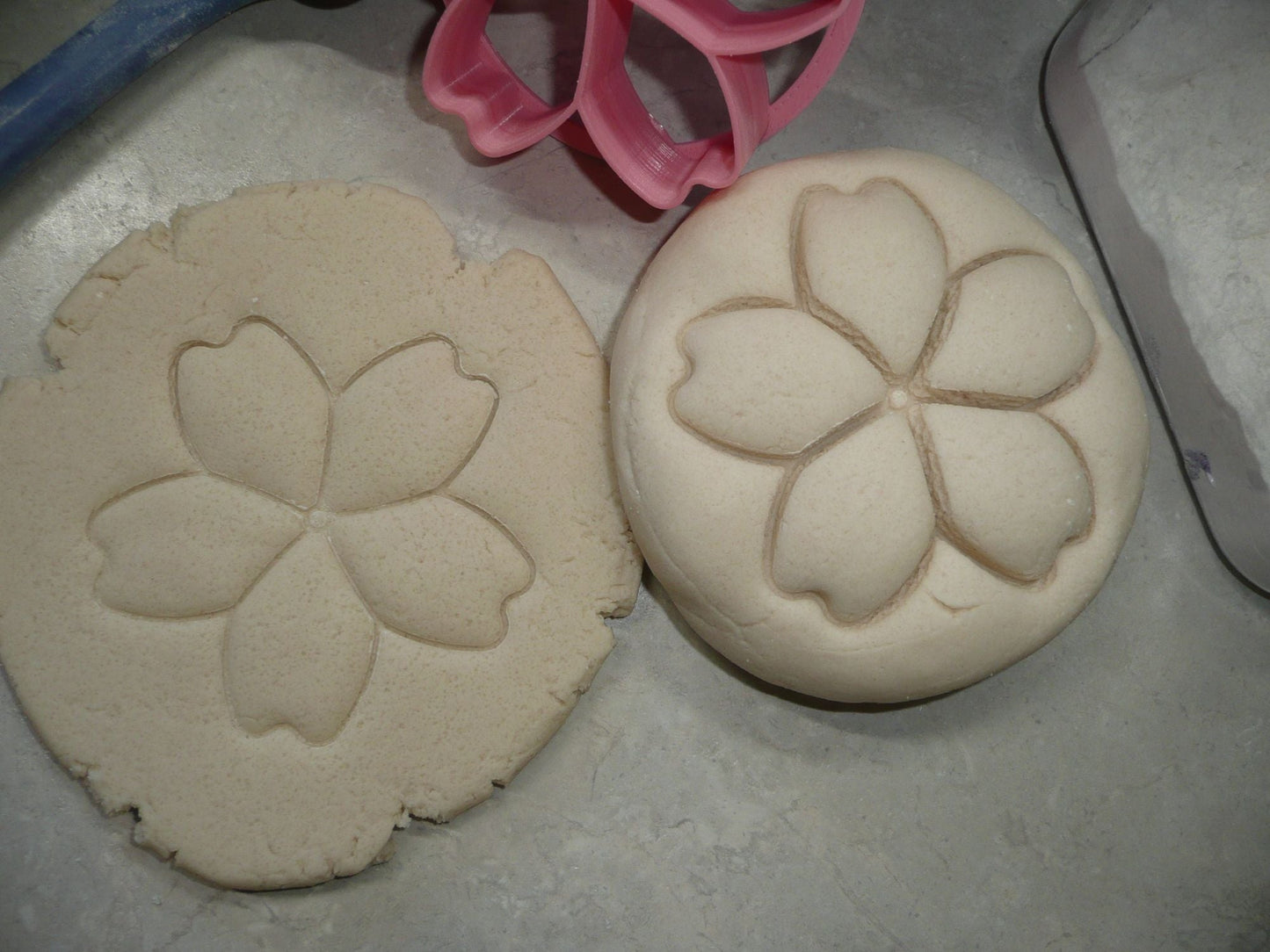 Hibiscus Flower Set Of 2 Sizes Concha Cutters Bread Stamps Made in USA PR1759