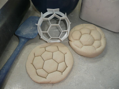 Soccer Ball Set Of 2 Sizes Concha Cutters Bread Stamps Made in USA PR1765